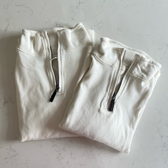 Crewcuts Other - CREWCUTS Ivory Quarter Zip Bundle